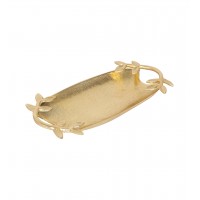 Gold Leaf Aluminium Tray